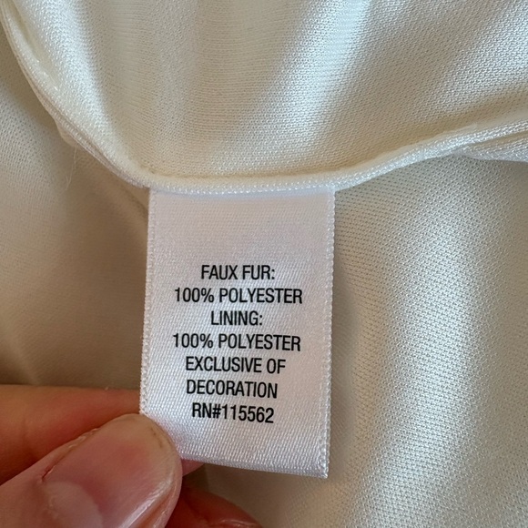 Disney Mickey Mouse Faux Fur Bomber Jacket - Picture 6 of 7